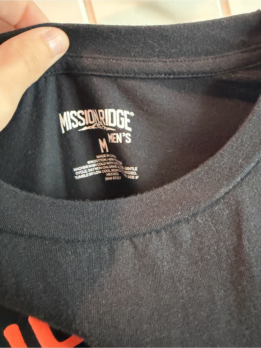 Mission Ridge Black Halloween Tee - "I'm Just Here For The Boos" - Picture 2 of 3